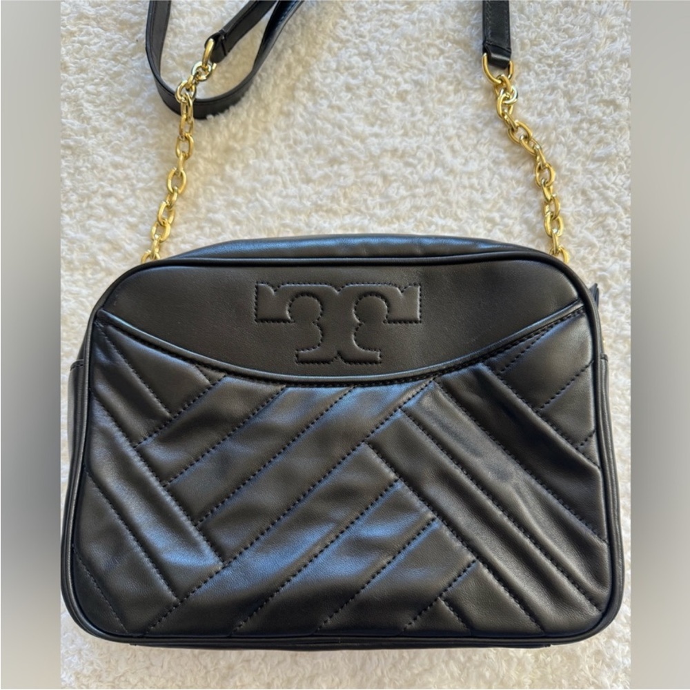 Tory Burch Alexa Camera Crossbody Bag Black